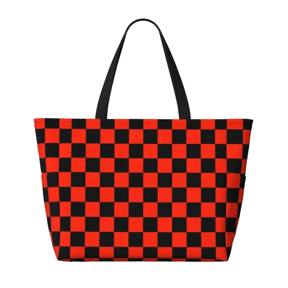 Custom Large Chess Board Game Tote Bag 👜