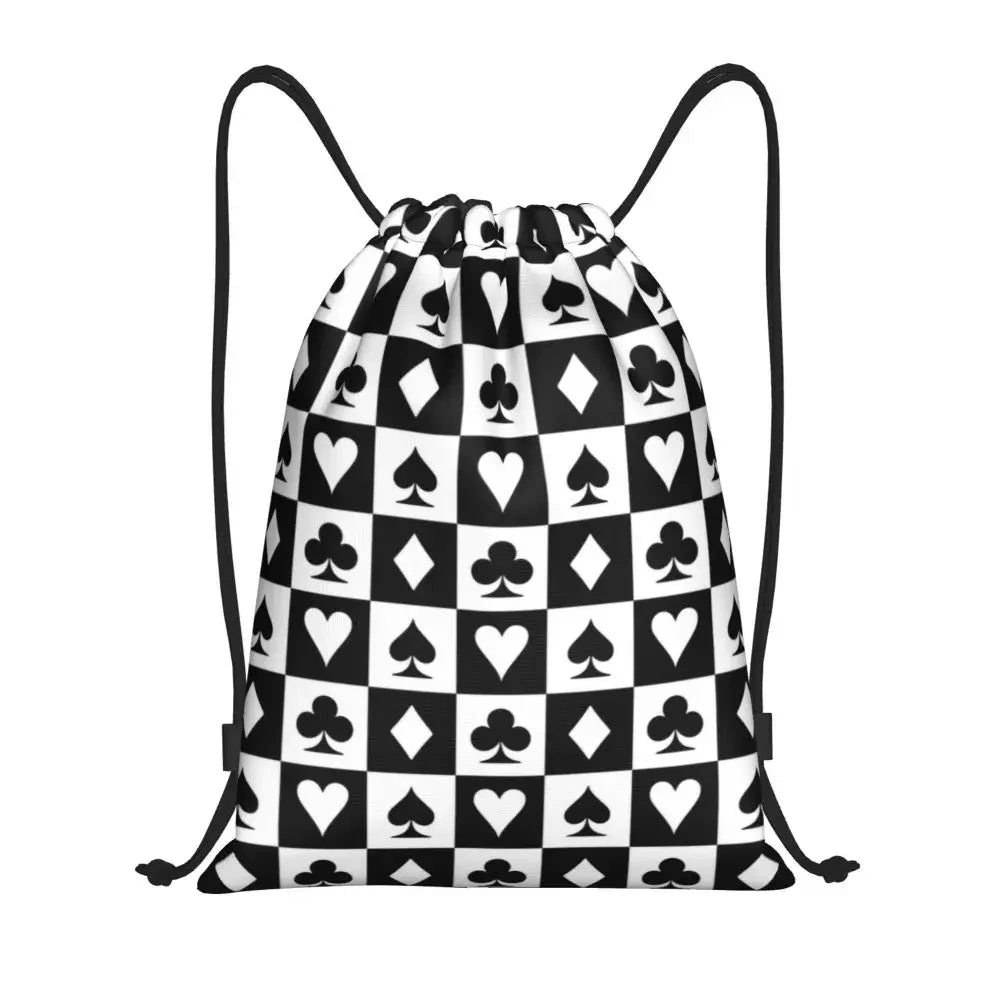 Custom Chess Drawstring Backpack 👜