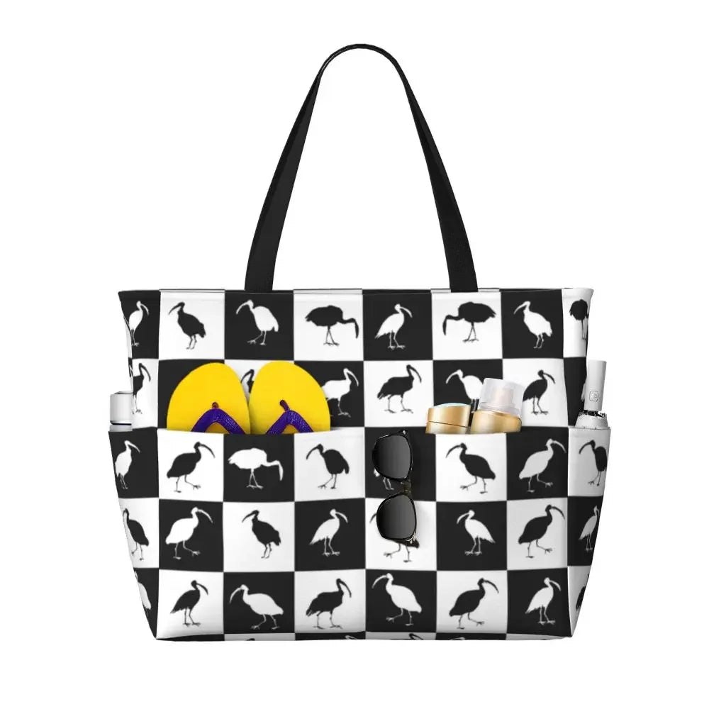 Custom Large Chess Board Game Tote Bag 👜