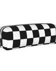 Black And White Checkerboard Pencil Case 🖊️