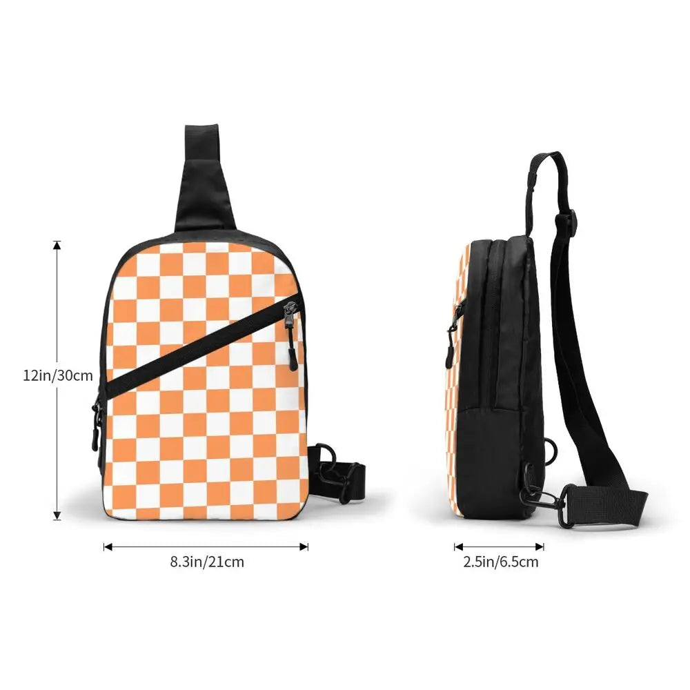 Custom Chess Sling Crossbody Backpack 👜