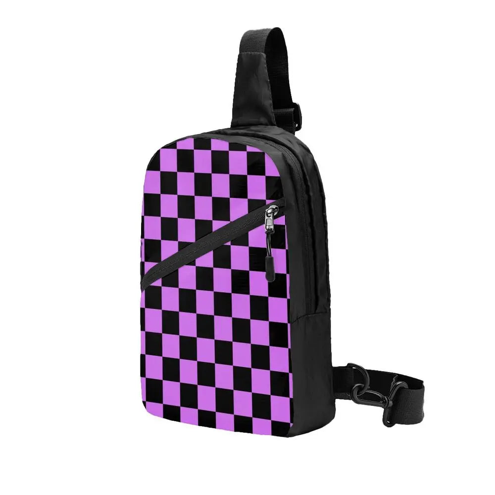 Custom Chess Sling Crossbody Backpack 👜