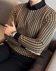 Plaid Chessboard Pullover