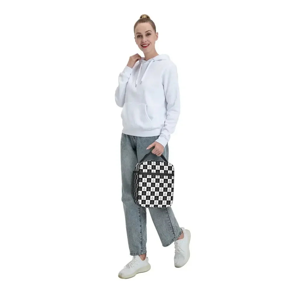 Freemason Checkered Pattern 👜