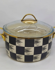 Symbol Checkerboard Fry Pot Pattern 🍳