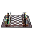 Oversized Ottoman vs. Byzantine Chess Set