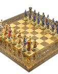 Historical Medium-Sized Seljuk & Crusaders Chess Set