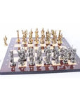 Spartan Soldiers Luxury Cast Chess Set