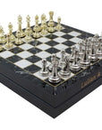 Customizable Marble Plated Chess Set