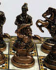 Historical Ottoman &amp; Byzantine Figures Metal Chess Set