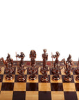 Pharaoh Antique Copper Chess Set